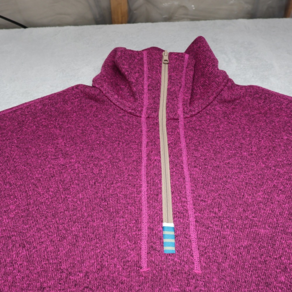 Stio Sweatshirt Womens Large Purple 1/4 Zip Soft Fleece Pullover Outdoor Hiking - Picture 3 of 14